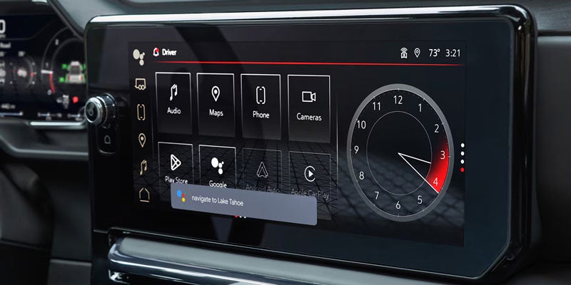 GMC Sierra 1500 infotainment display