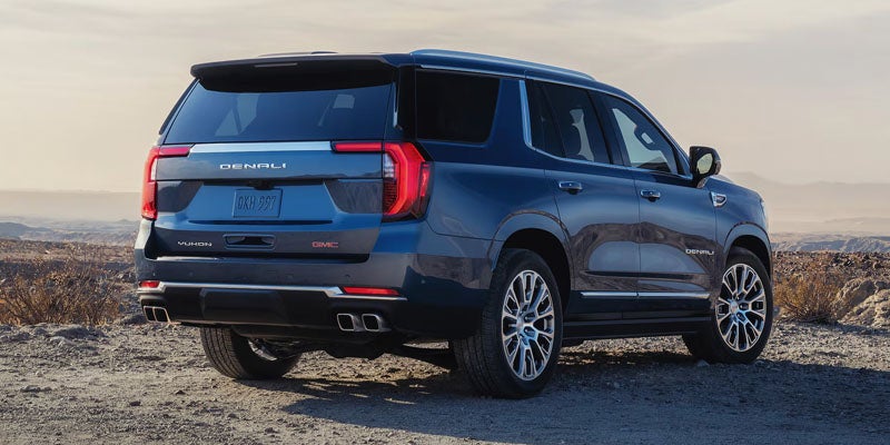 GMC Yukon back side view